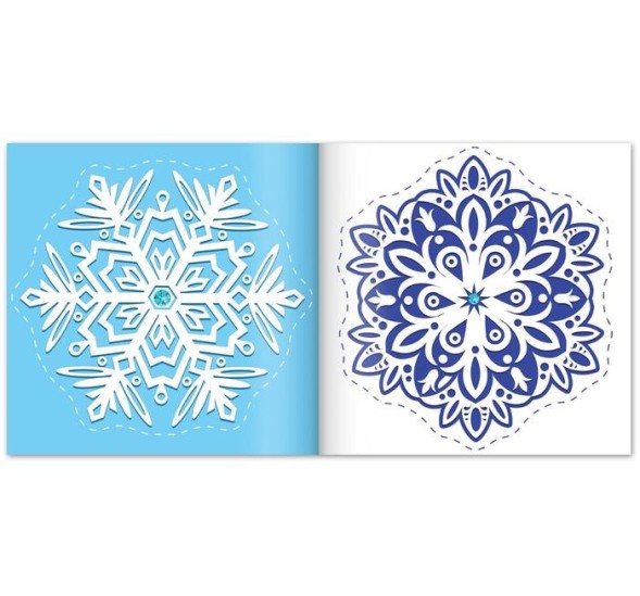 Аппликации «Мои первые снежинки», 20 стр.