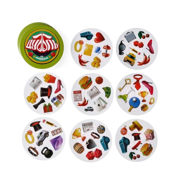 Набор развлекательных игр «Дуббль vs Крокодил» 2 в 1