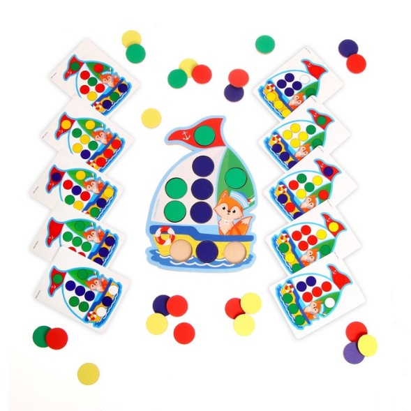 Мозаика с карточками «Лисёнок»