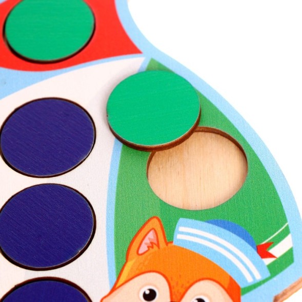 Мозаика с карточками «Лисёнок»