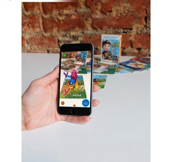 Живые карточки 4D «Весёлая азбука», 34 карточки