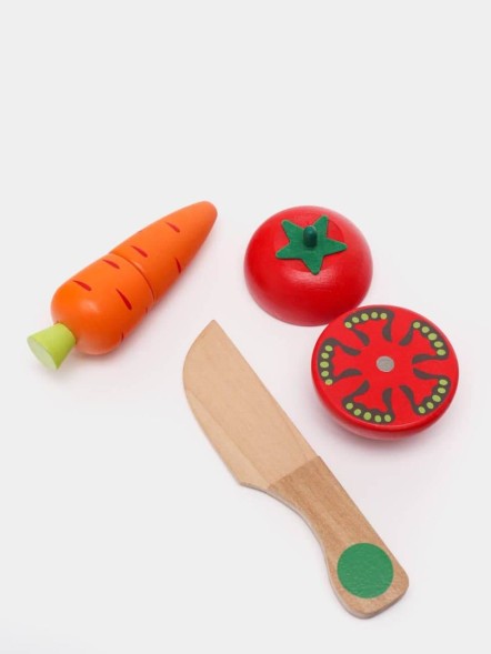Овощная нарезка на магнитах, 10 овощей + доска+нож
