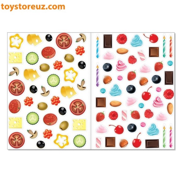 Наклейки многоразовые «Юный повар», формат А4