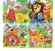 Пазл 4 в 1 «Любимые сказки»
