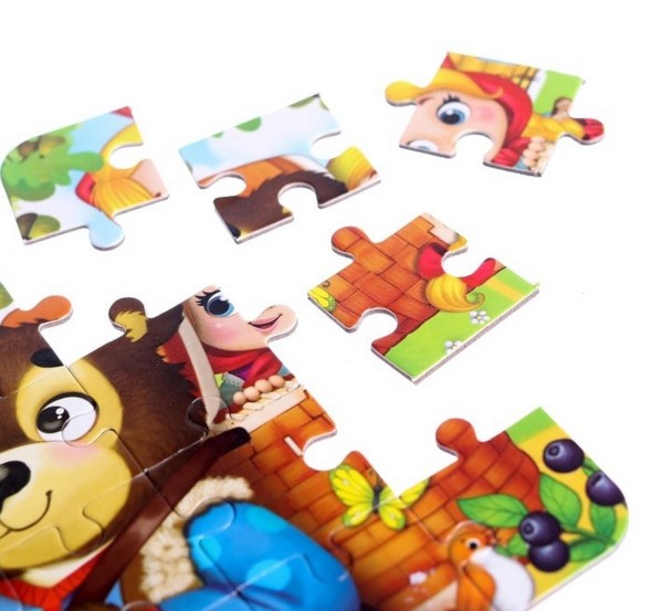 Пазл 4 в 1 «Любимые сказки»