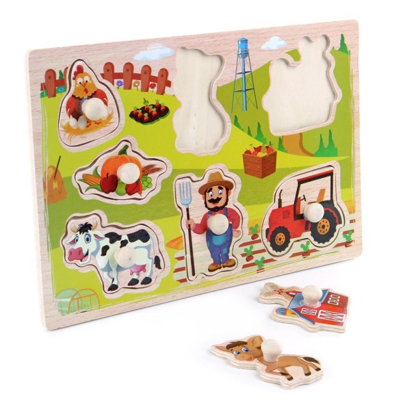 Деревянная рамка-вкладыш Моя ферма