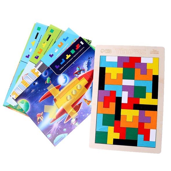 Головоломка «Тетрис», с заданиями, Лесная мастерская
