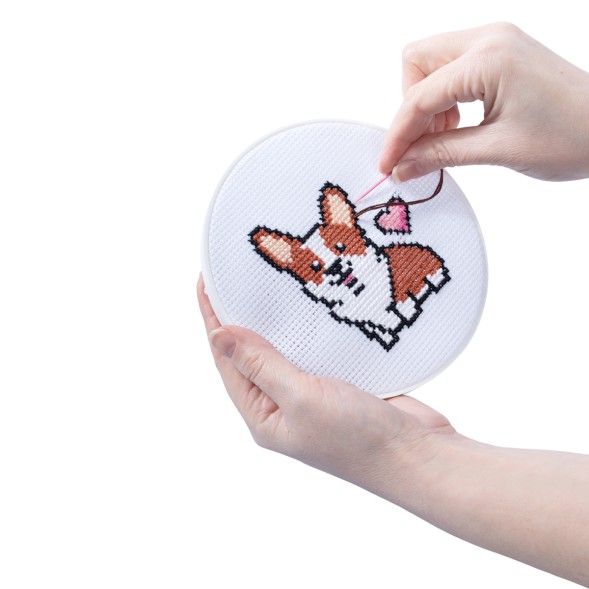 Набор для вышивки своими руками «Корги», Десятое королевство