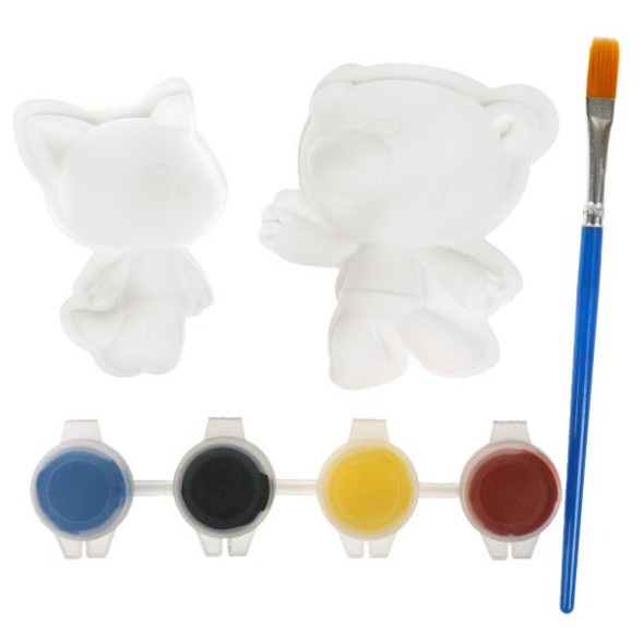 Набор д/д тв-ва Ми-ми-мишки барельеф для росписи, Лисичка и Тучка, Мульти Арт