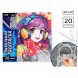 Спиральная раскраска-антистресс «Девочки-аниме», 20 х 20 см