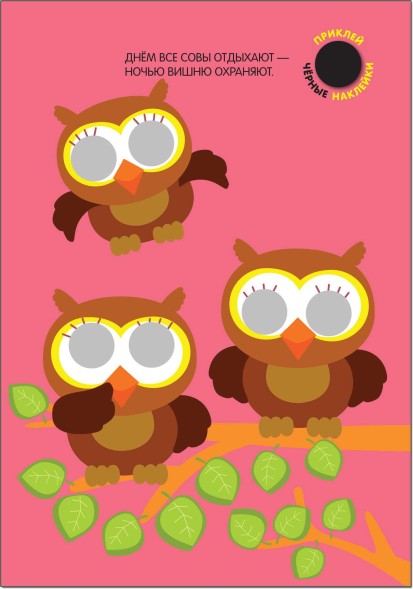 Подбери по цвету! (Кружочки), книга с многоразовыми наклейками