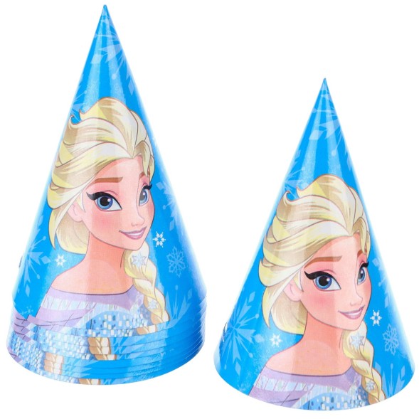 Набор бумажной посуды, на 6 персон &quot;С Днем Рождения&quot;, Холодное сердце