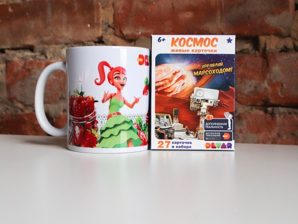 Живые карточки Космос