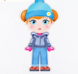 Обучающая игра Магнитные истории «Одевашки. Лиза»