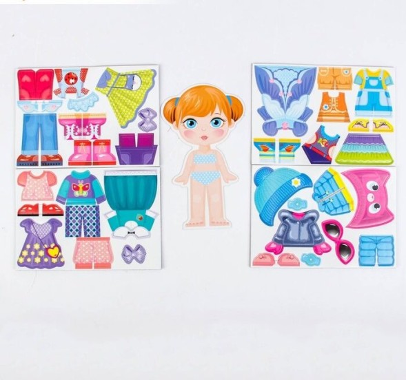 Обучающая игра Магнитные истории «Одевашки. Лиза»