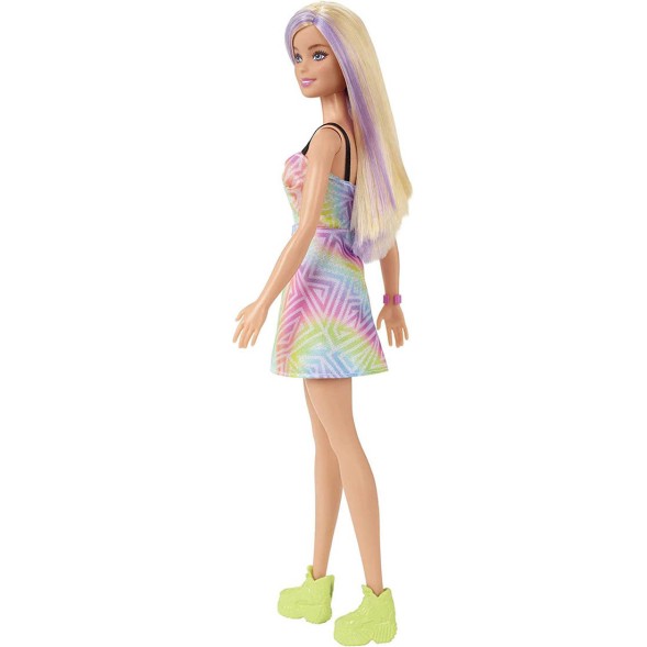 Кукла Barbie Fashionistas №190, Светлые волосы с фиолетовыми прядями