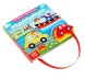 Книжка с липучками и игрушкой «Машинки», 12 стр.