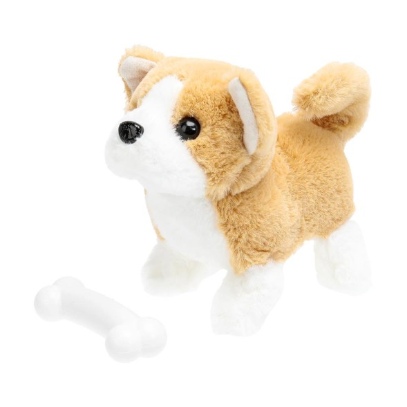 Интерактивный щенок 16 см, ходит, пищит, вил. хвост. МОЙ ПИТОМЕЦ