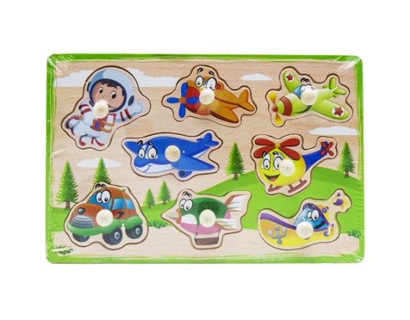 Деревянная рамка-вкладыш Транспорт