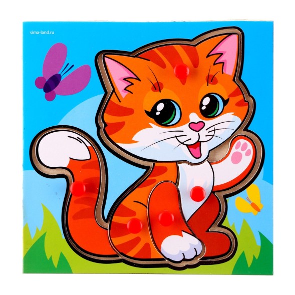 Рамка - вкладыш «Милый котик», Лесная мастерская