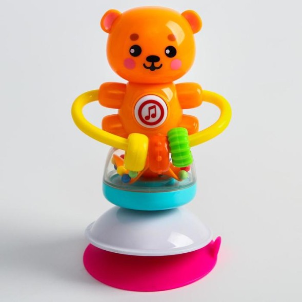 Развивающая игрушка «Лучший друг. Мишка», на присоске с музыкой