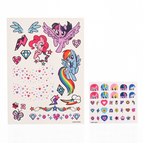 Наклейки для ногтей детские с переводными тату, My little Pony