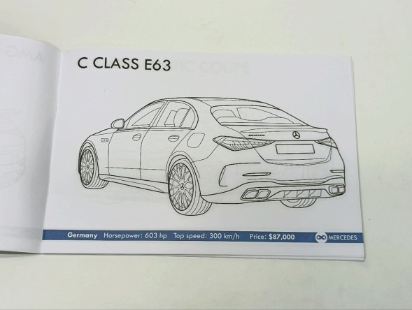 Раскраска Mercedes, 16 стр