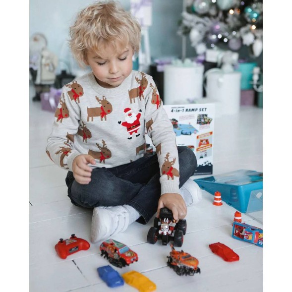 Машина Hot Wheels РУ 1:43 Monster Ramp сменный корпус