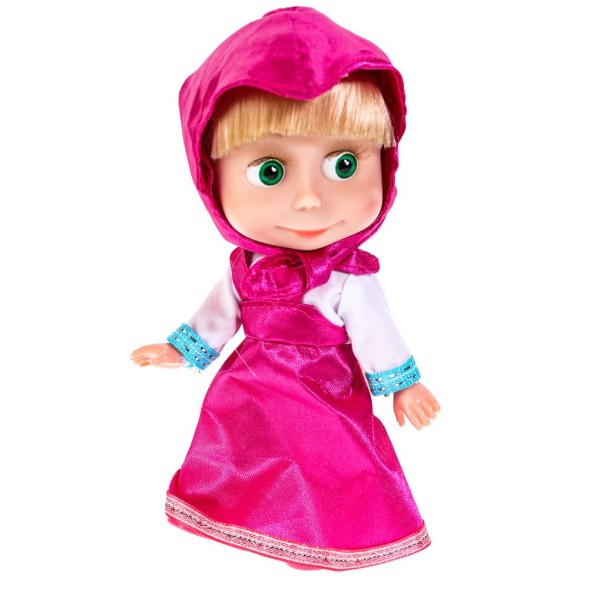 Кукла Маша и Медведь Маша 15 см, озвученная, КАРАПУЗ