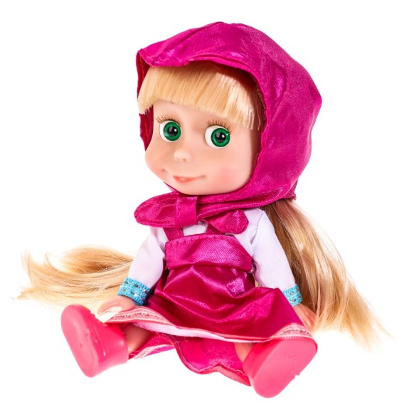 Кукла Маша и Медведь Маша 15 см, озвученная, КАРАПУЗ