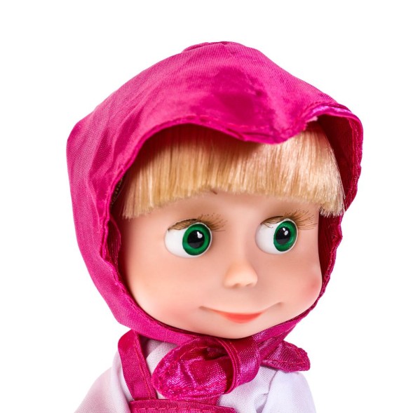 Кукла Маша и Медведь Маша 15 см, озвученная, КАРАПУЗ