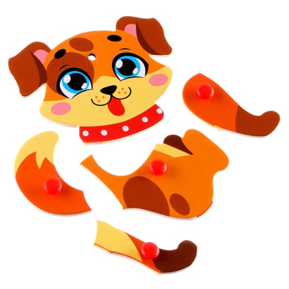 Рамка - вкладыш «Озорной пёсик», Лесная мастерская