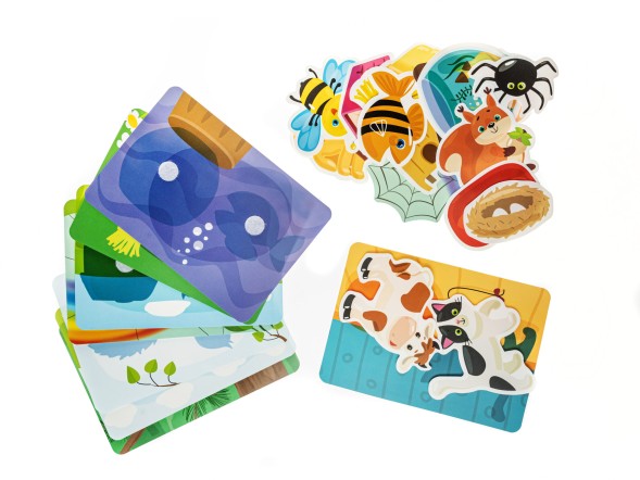 Игра на липучках «Кто где живет?»