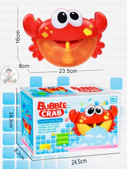 Краб с пенкой Игрушка для ванной Генератор пены