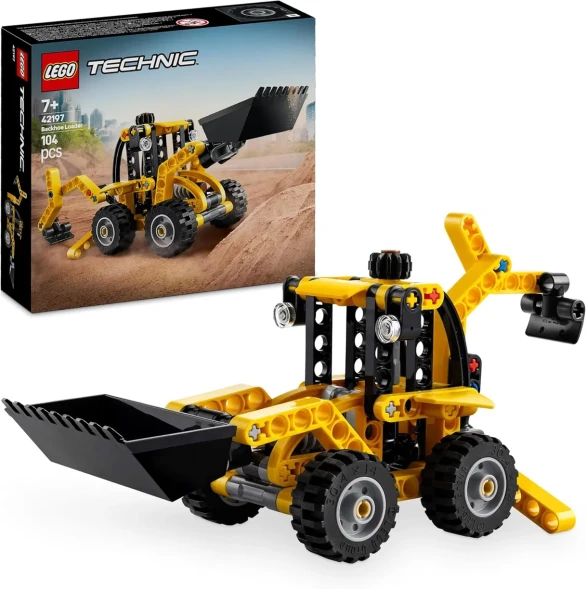 Конструктор LEGO Technic Экскаватор-погрузчик 104 дет., 42197