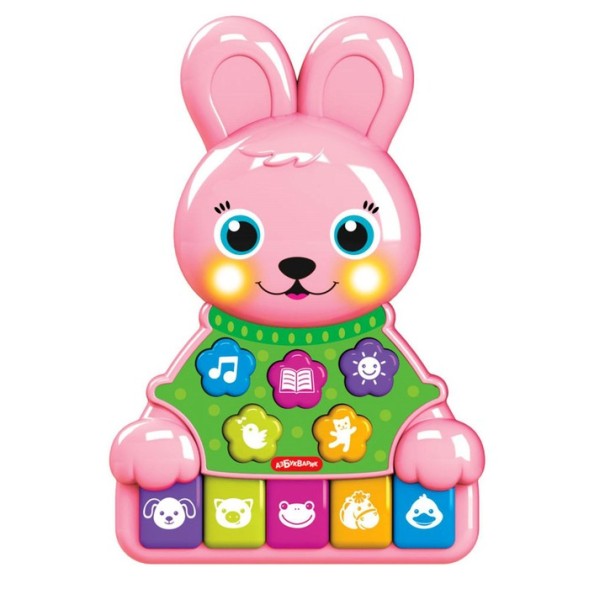 Музыкальная игрушка «Зайчик», 2 в 1, плеер-зайчик, пианино