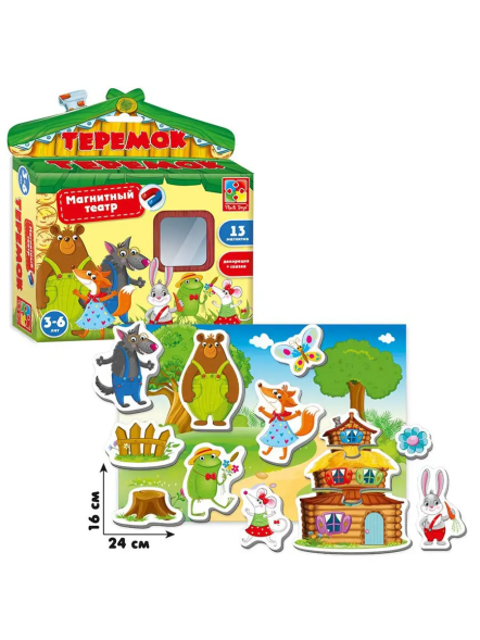 Магнитный театр «Теремок» + сказка