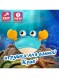 Интерактивная игрушка Забавный краб Зеленый на веревочке, плавает и ходит
