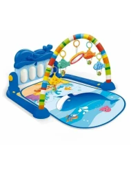 Развивающий игровой коврик с пианино Водный мир. Huanger