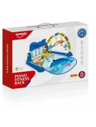 Развивающий игровой коврик с пианино Водный мир. Huanger