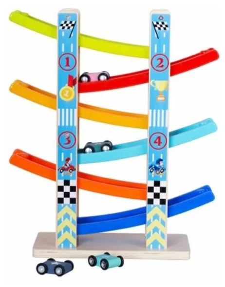 Автотрек 6 этажей, 4 машины