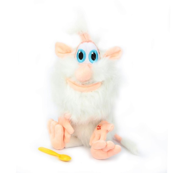Игрушка мягкая БУБА интерактивный, сказка, озвучка и кормление, 27см