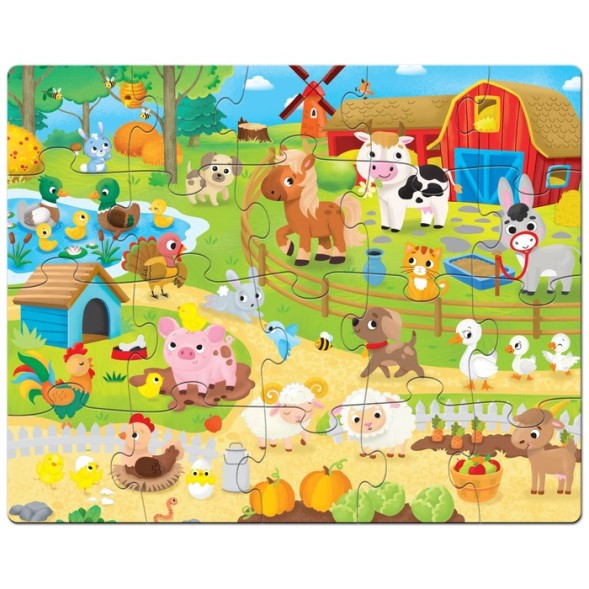 Напольный пазл «Большая ферма»