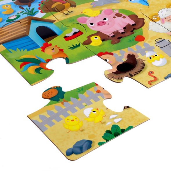 Напольный пазл «Большая ферма»