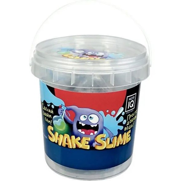 Набор для опытов Shake Slime Master IQ2, голубой
