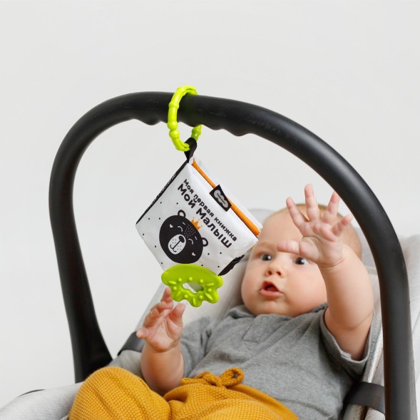 Мягкая книжка-подвеска «Мой Малыш. Первые цвета». Мякиши