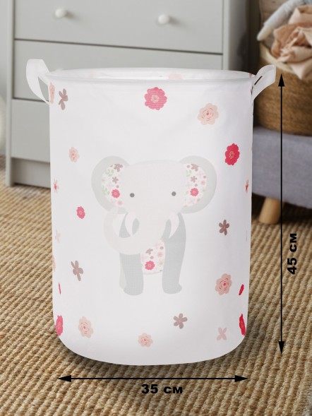 Корзина для игрушек Слоник 35*45 см