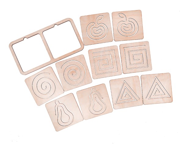 Дидактический материал "Линейки для рисования двумя руками"