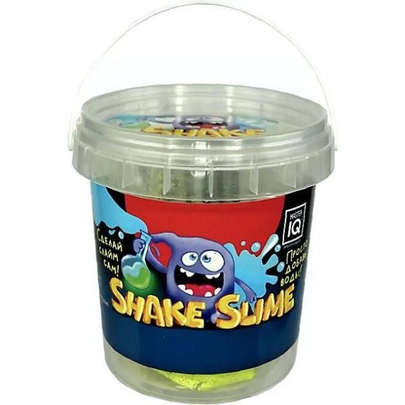 Набор для опытов Shake Slime Master IQ2, желтый