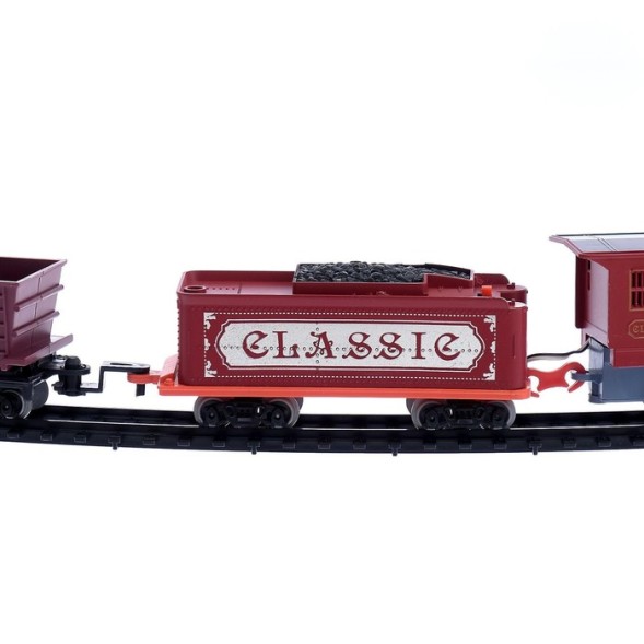 Железная дорога «Паровоз», со светозвуковыми эффектами, протяжённость пути 3,25 м